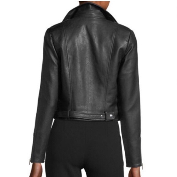 Free Generation Embroidered Faux Leather Jacket - Picture 3 of 8